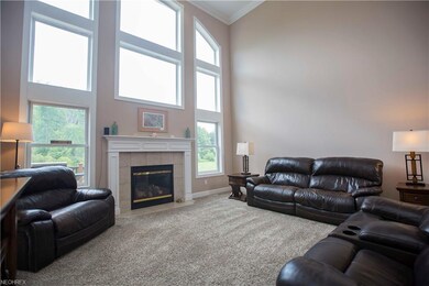 Lots of natural light in the spacious great room w