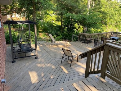 One of the 3 multilevel decks for enjoying the wat