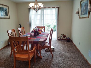 Formal dining room with sliders