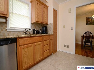 Gorgeous granite and a pantry