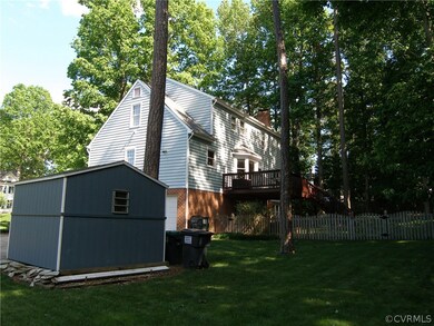 Back View of 902 Dannyhill Court, lots of privacy