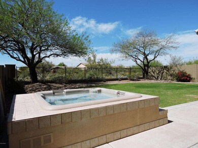 Backyard spa