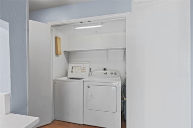 In unit washer and dryer