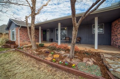 Two ways to reach the expansive front porch...