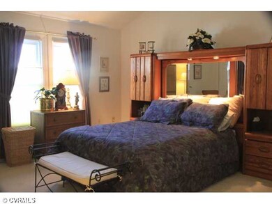 Master Bedroom - Master bedroom with vaulted ceili