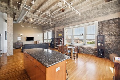 Windows let in an abundance of natural light with