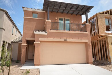 front with deck and trellis