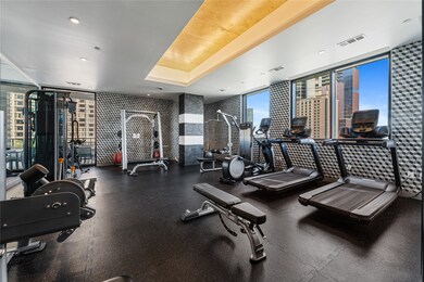 The state-of-the-art fitness center offers free an