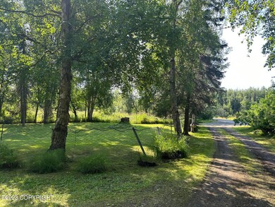 Looking up driveway toward E 20th.