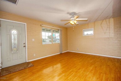 Living room and front door