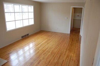 Beautiful original wood floors and lots of natural