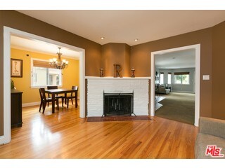Fireplace in Den