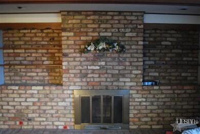 Family room fireplace