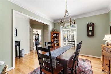 Hardwood floors throughout downstairs