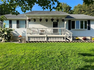 Open covered front porch.