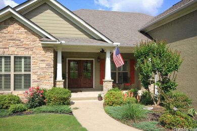 Inviting front porch.
