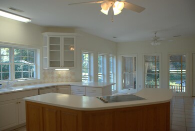 second view of the kitchen with island