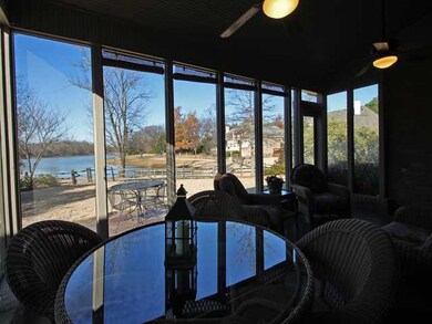 Breathtaking view of lake and trail from the sunro