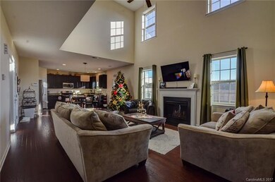 Vaulted ceilings in living room, gas FP, lots of n