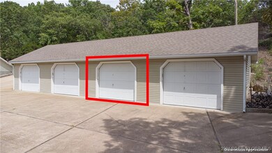 Garage included only steps from your unit