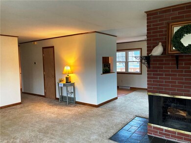 This view shows entry to dining room kitchen area