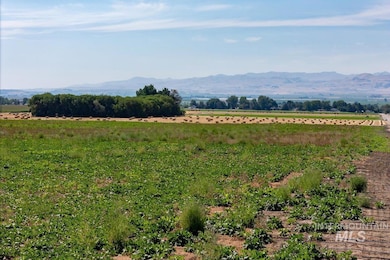 Mountain view with rural landscape
