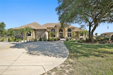 Graced with mature trees and custom designed lands