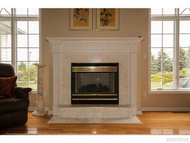 Family Room easy gas fireplace