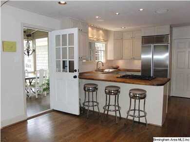 Breakfast Bar and Door to New Screened Porch