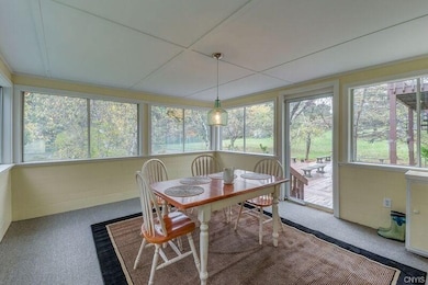 Sunporch right off of Kitchen walks out to huge pa