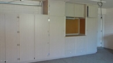 Built-in garage storage