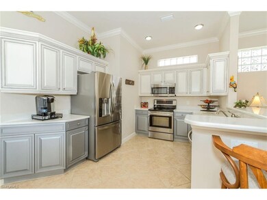 Spacious Marble kitchen