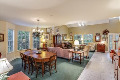 Dining Room/Living Room view from Kitchen