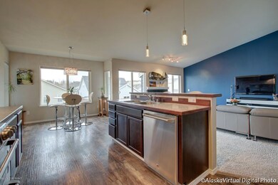 Large open kitchen