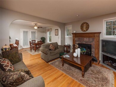 The first floor open concept...