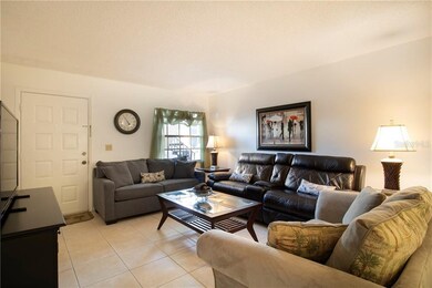 A lot of space in this living room!