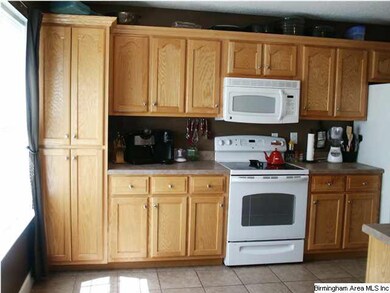 Plenty of cabinet space in this kitchen.