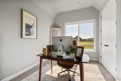 The 4th bedroom at the front of the home doubles a