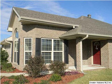 Home is four sides brick with cost conscious utili