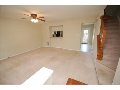 Front entry, with a great, open floor plan!