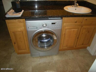 Bathroom vanity and washer dryer 7110 E