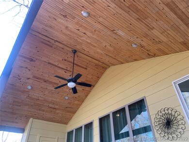 Exterior Back Covered Deck