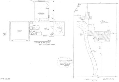 Site plan and guest home - 5716 E Camelb