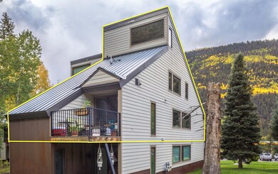 North side apartment deck