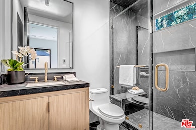 downstairs in-suite bathroom