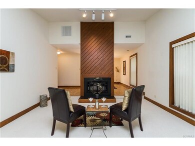 WOOD BURNING FIREPLACE AND VAULTED CEILINGS