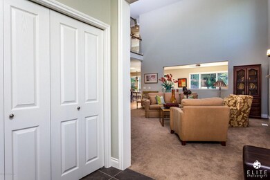 Entryway to living room