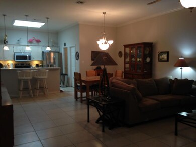 Living/Dining area open to kitchen