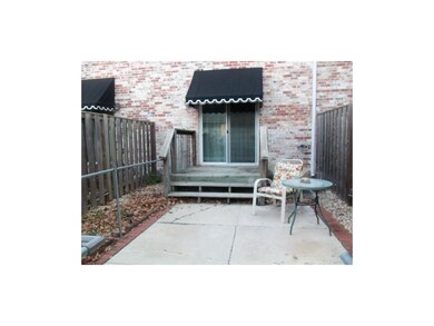 Private Patio Area leads to Garage Entrance!