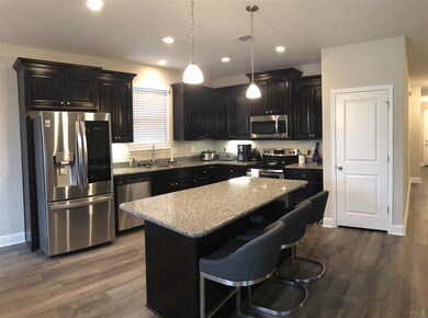 Large kitchen island
